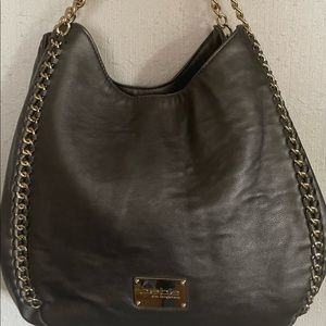 Bebe Colette 3 Compartment Hobo Bag With Gold Chain Detail